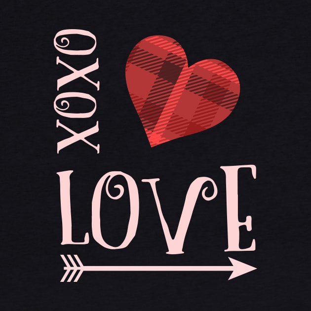 Love Xoxo Valentines day t shirt by zvone106